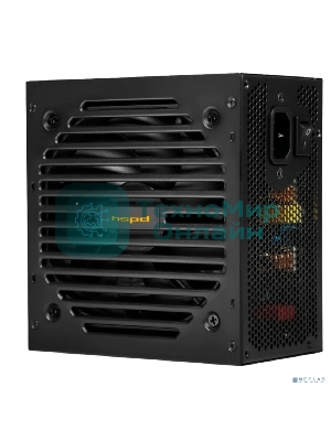 Блок питания Power Supply HSPD, 750W 80 PLUS Bronze (ATX, 2.31, Semi-modular, 1x24(20+4)pin 550мм, 1xCPU*2 8(4+4)pin 600+150мм, 1xPCIe*2 8(6+2)pin 500+150мм, 2xSATA*3 400+150+150мм, 1xMOLEX4pin*3+FDD 400+150+150+150мм, Active, 120x120мм, 150x140x86мм, APFC, OVP, UVP, SCP, OPP, OCP, OTP, черный)
