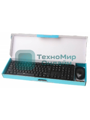 Комплект клавиатура+мышь Oklick 230M беспроводной, USB, 1000 DPI, чёрный