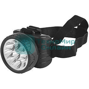 Фонарь ТРОФИ TG9 9xLEDаккумуляторный налобный 4V0.9А·ч ЗУ 220V