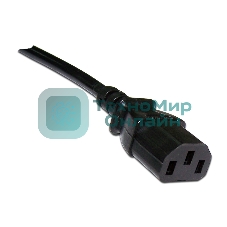 Провод Lanmaster LAN-PP13/SHA-2.0-BK проводник.:2 черный 2м