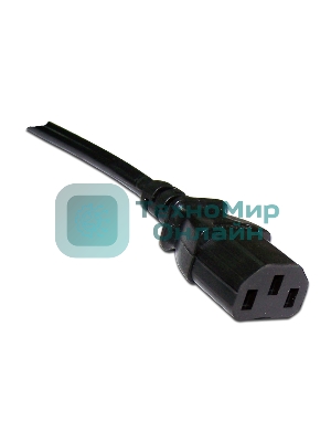 Провод Lanmaster LAN-PP13/SHA-2.0-BK проводник.:2 черный 2м