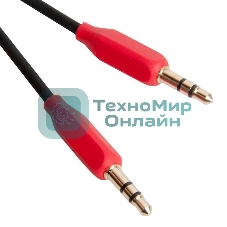 Аудио кабель 3.5 мм jack - 3.5 мм jack/HOCO HC-79293 UPA11/1m/позолоченные контакты/черный AUX