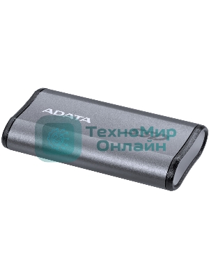 Внешний SSD ADATA Elite SE880, 500 Gb, USB 3.2 Gen 2x2 Type-C, R/W 2000/2000, серый