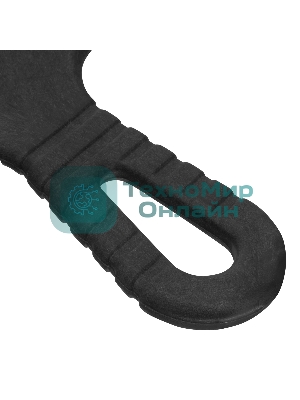 Шпатель из нержавеющей стали Сибртех 250 мм, зуб 10х10 мм, пластмассовая рукоятка