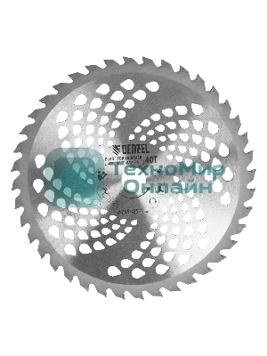 Триммер бензиновый Denzel DT-43E, 43 см3, неразъемная штанга, электростартер, состоит из 2 частей