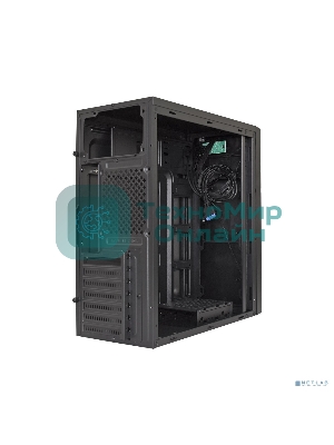 Компьютерный корпус Miditower ExeGate XP-333U Black, ATX, (без БП), 1*USB/2*USB 3.0, Audio