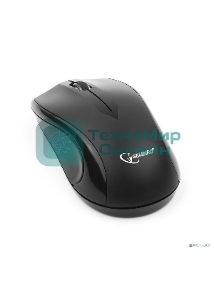 Мышь беспроводная Gembird MUSW-320 черный, 1000 dpi, радиоканал, USB, кнопки - 3
