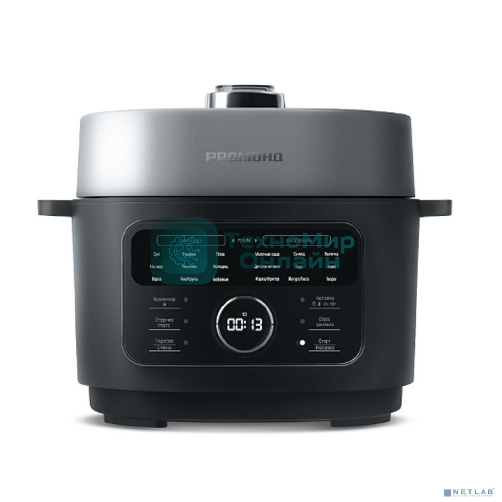 Мультиварка-скороварка Redmond MP112, 890Вт, 3л черный