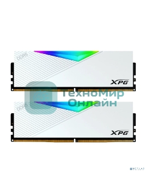 Оперативная память XPG Lancer, DDR5, 64GB (2x32GB), 6000MHz, CL30, DIMM, с радиаторами, RGB, белый