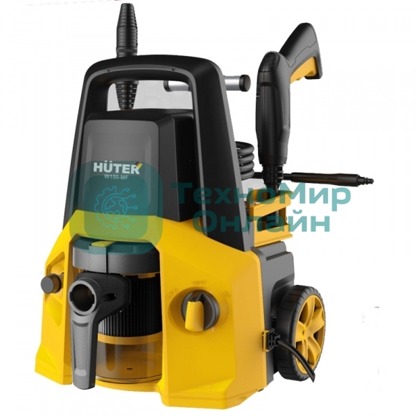 Минимойка-пылесос Huter W150-MF желтый/черный, 1700 Вт, 365 л/ч, 8 м