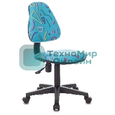 Кресло детское Бюрократ KD-4 голубой Sticks 06 крестовина пластик