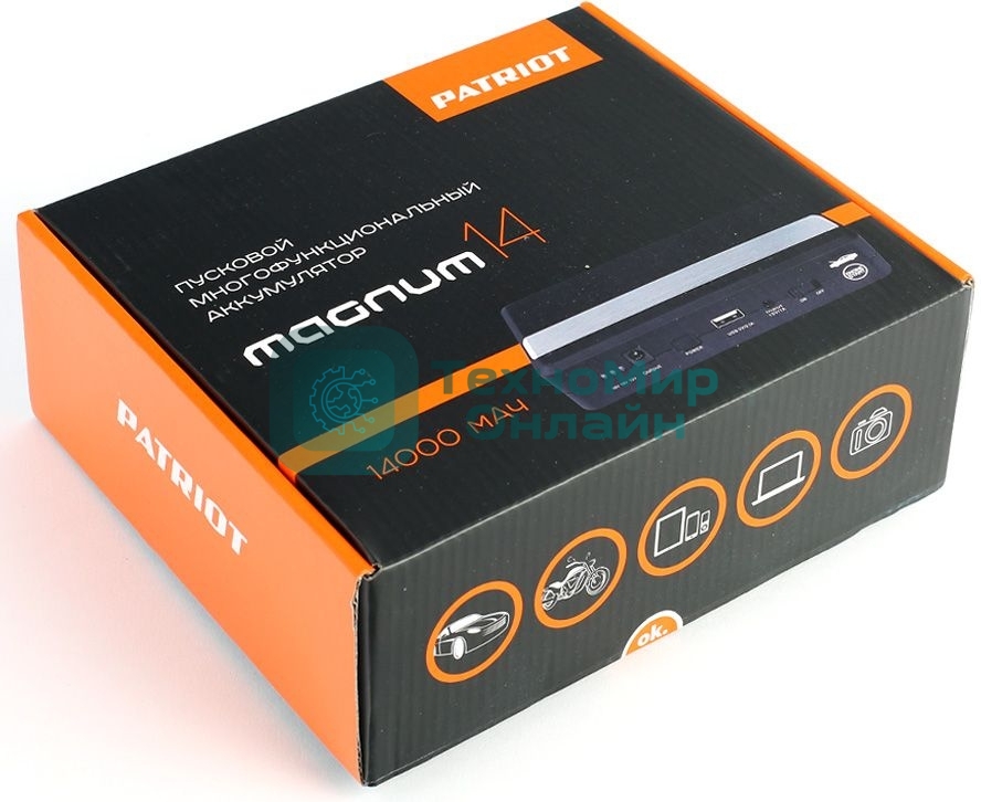 Пусковой многофункциональный аккумулятор PATRIOT MAGNUM 14