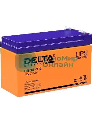 Батарея для ИБП Delta HR 12-7.2 (12V, 7.2Ah)