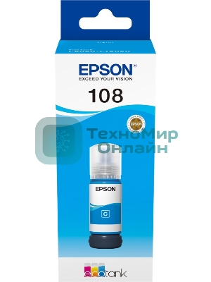 Контейнер с голубыми чернилами Epson C13T09C24A