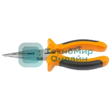 Длинногубцы Sparta Comfort, 180 мм, прямые шлифованные, двухкомпонентные рукоятки