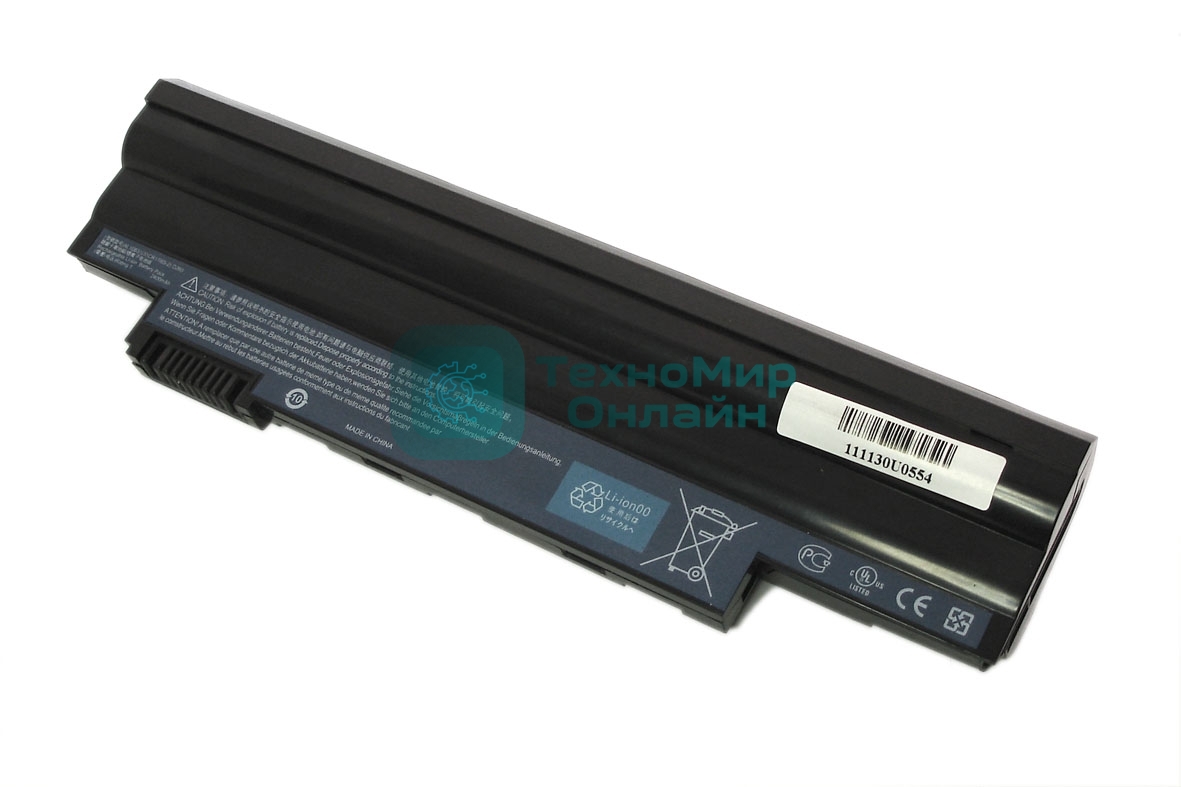 Аккумуляторная батарея для ноутбука Acer Aspire One D255 D260 eMachines 355 11.1V 2520mAh черный