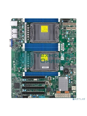 Материнская плата серверная Supermicro X12DPL-I6-B, сокет LGA4189, Intel C621A, DDR4 ECC, 8xDDR4, 4xPCIe 4.0 x16, 2xM.2, SATA, 2xRJ-45, ASPEED AST2600, ATX