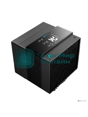 Кулер для процессора DEEPCOOL ASSASSIN IV VC VISION черный, 120 мм, алюминий/медь, 1800 об/мин, 29.3 дБ, 4 pin, 300 Вт, 172 мм