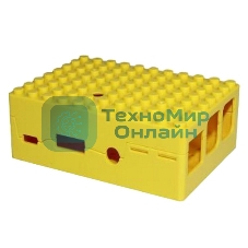 Корпус RA185 yellow для микрокомпьютера Raspberry Pi 3. RA185 Корпус ACD Yellow ABS Plastic Building Block case for Raspberry Pi 3