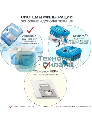 Моющий пылесос Thomas ALLERGY&FAMILY розовый/серый, 325/1700 Вт, уборка влажная/сухая/сбор жидкости, пылесборник мешок/контейнер 6 л