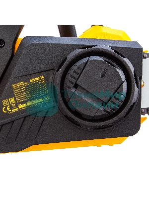 Цепная пила аккумуляторная бесщет. Denzel RCS400-36, Li-ion, 36 В, 4 А·ч, шина 400 мм/58610