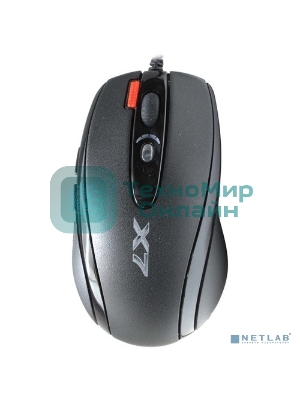 Мышь проводная A4Tech X-718BK черный, 3000 dpi, USB, кнопки - 7