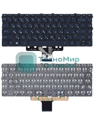 Клавиатура для ноутбука HP Pavilion 14-DV 14-DW синяя