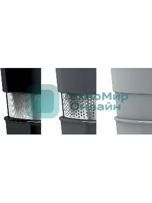 Соковыжималка Bosch MESM731M черный, шнековая вертикальная, 150 Вт, 1000 мл, электронное, реверс