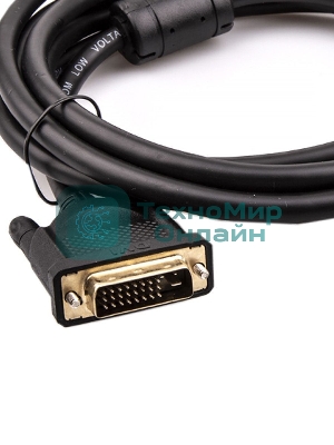 Кабель HDMI AM/DVI(24+1)M, 3 м, CU, 1080P@60Hz, 2F, VCOM CG484GD-3M