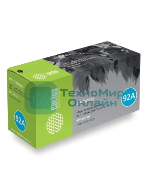 Картридж лазерный Cactus CS-C4092A черный для HP LaserJet 1100/3200/3220 (2500 стр.)