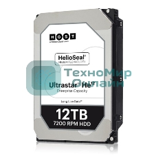 Жесткий диск WD Original SAS 3.0 12Tb 0F29532 HUH721212AL5204 Ultrastar DC HC520 (7200rpm) 256Mb 3.5