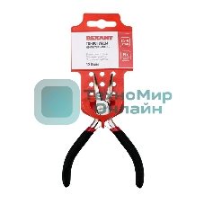 Тонкогубцы изогнутые Rexant Мини 120 мм никелированные, авторазжим, обливные рукоятки