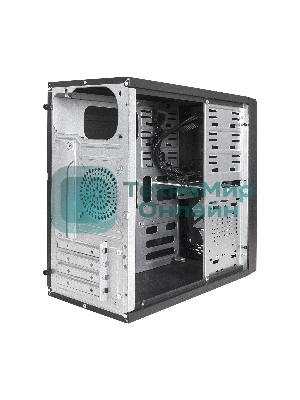 Компьютерный корпус Minitower ExeGate mEVO-7807-NPX450 (mATX, БП 450NPX 12см, 1хUSB+1хUSB 3.0, черный 1x12см с RGb подсветкой)