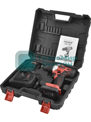 Дрель-шуруповерт Парма акк. ДША-02-1312/2Li 02.021.00006