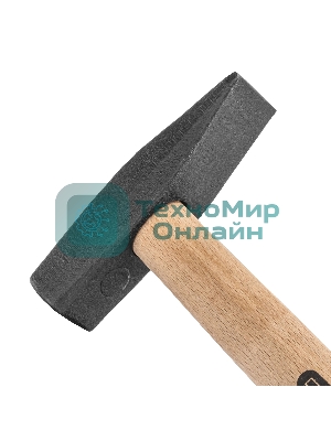 Молоток Сибртех слесарный, 500 г, квадратный боек, деревянная рукоятка