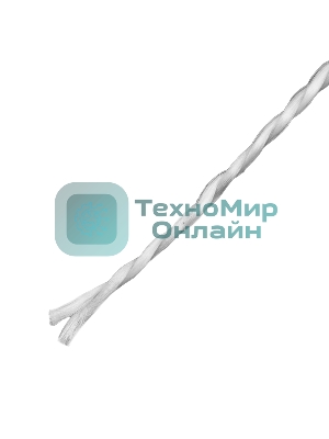 Шнур крученый полипропиленовый Сибртех 1,5 мм, L 100 м, 29 кгс, на катушке, белый