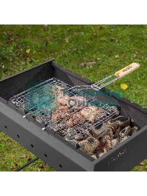 Решетка-гриль Sparta 220х340 мм, хромированная