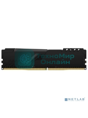 Оперативная память Kingston Fury Beast, DDR4, 16GB (2x8GB), 3600MHz, CL17, DIMM, с радиаторами, черный