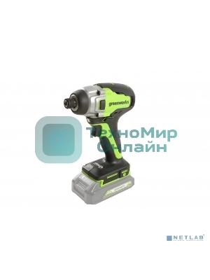 Винтоверт ударный аккумуляторный GreenWorks GD24ID3, 24V, бесщеточный, без АКБ и ЗУ (3802807)
