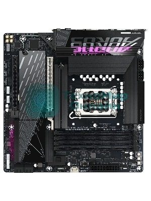 Материнская плата Gigabyte B860M AORUS ELITE WIFI6E, LGA 1851, Intel B860, 4xDDR5, 4xSATA, 3xM.2, 1xPCIe 5.0 x16, 1xPCIe 4.0 x4, 1xHDMI, 1xDP, 1xUSB4 Type-C, 1x 2.5Gb LAN, 4xUSB-A 3.2 Gen 1, 2xUSB-A 3.2 Gen 2, 4xUSB-A 2.0, 7.1, mATX