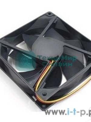 Вентилятор для корпуса Gembird черный, 80 мм, 2600 об/мин, 27 дБ, 3 pin