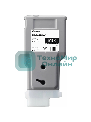 Картридж струйный Canon PFI-207 MBK черный матовый для для iPF680/685/780/785 300мл (8788B001)