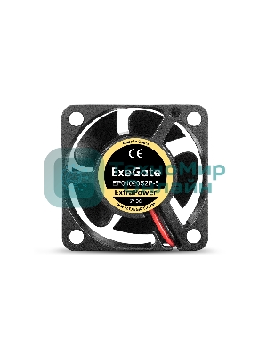 Вентилятор для корпуса ExeGate ExtraPower EP04020S2P-5 черный, 40 мм, 7000 об/мин, 30.5 дБ, 2 pin