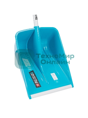 Лопата для уборки снега Palisad LUXE полипропилен, 365х460х1500мм, алюминиевый черенок, ПВХ накладка