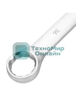 Ключ комбинированный Сибртех 36 мм, никелированный