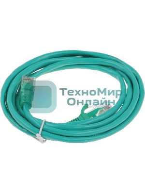 Патч-корд UTP Cablexpert кат.5e, 2м, литой, многожильный (зеленый)