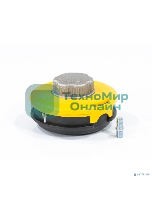 Катушка Denzel тримм. полуавтомат. легкая заправка лески гайка m10x1.25 винт m10-m10 алюм.кн