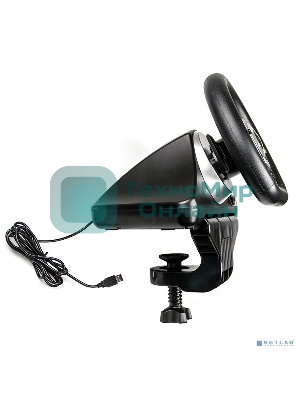 Игровой руль Dialog GW-135VR GranTourismo - эф.вибрации, 2 педали, рычаг ПП, PC USB