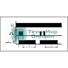 Реле времени PO-406 (задержка выкл./управ. контактом 230В 8А 1НО IP20 монтаж в коробку d-60мм) F&F EA02.001.019