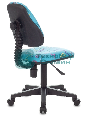 Кресло детское Бюрократ KD-4 голубой Sticks 06 крестовина пластик